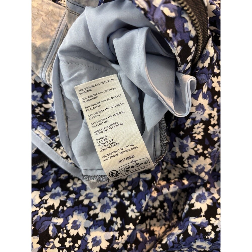 Anthropologie Navy Blue Floral Jumpsuit - Picture 6 of 13